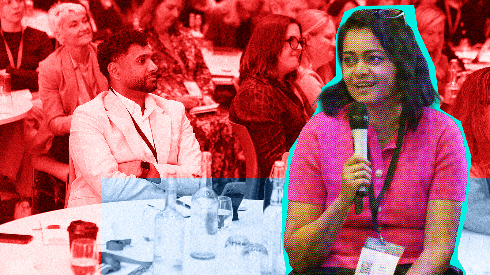 Syeda Hasnain and audience at the Corporate Comms Summit