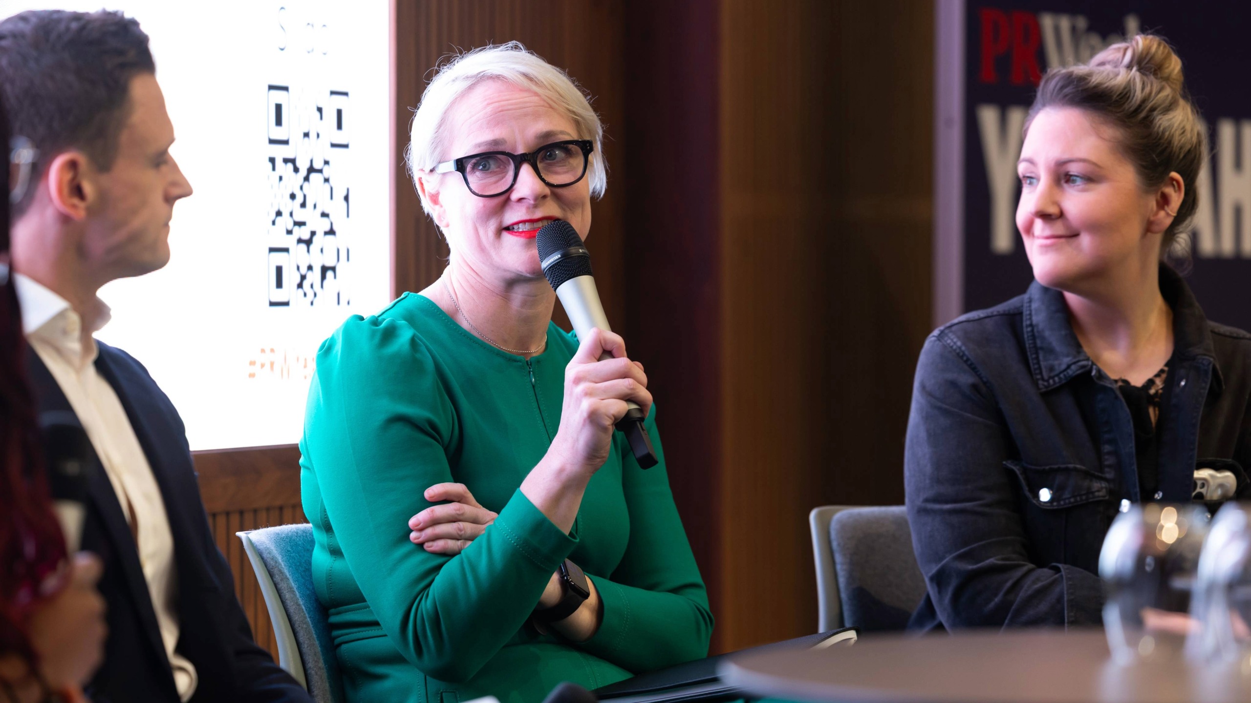 Photo of Zoe Vafadari at PRWeek Year Ahead event